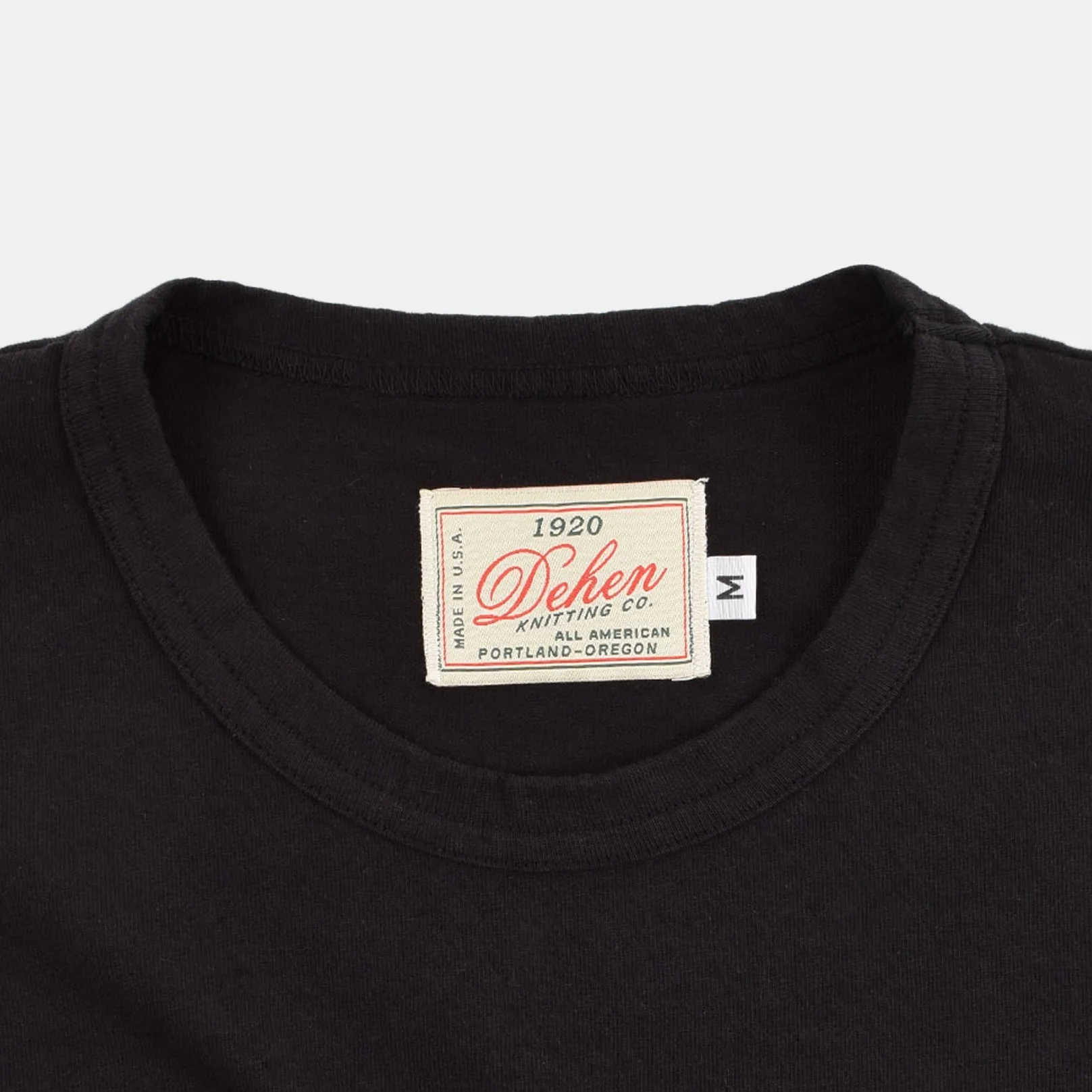 DE-TS01P-BLK - Dehen 1920 Heavy Duty Pocket T-Shirt - Black - Image 4