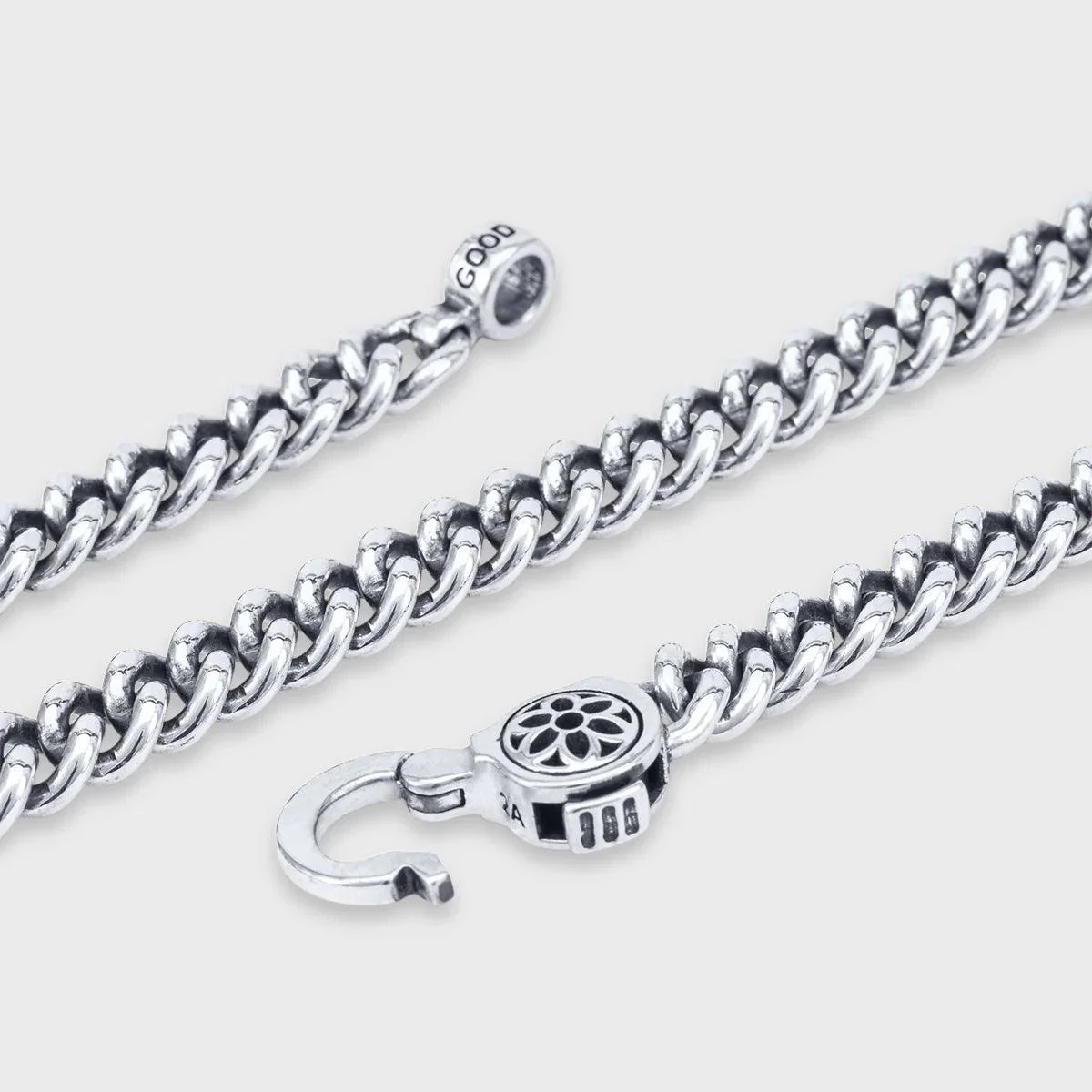 GA-CURB-CHAIN-A-24 - GOOD ART HLYWD Curb Chain Necklace Size A/Length 24 - Sterling Silver - Image 4