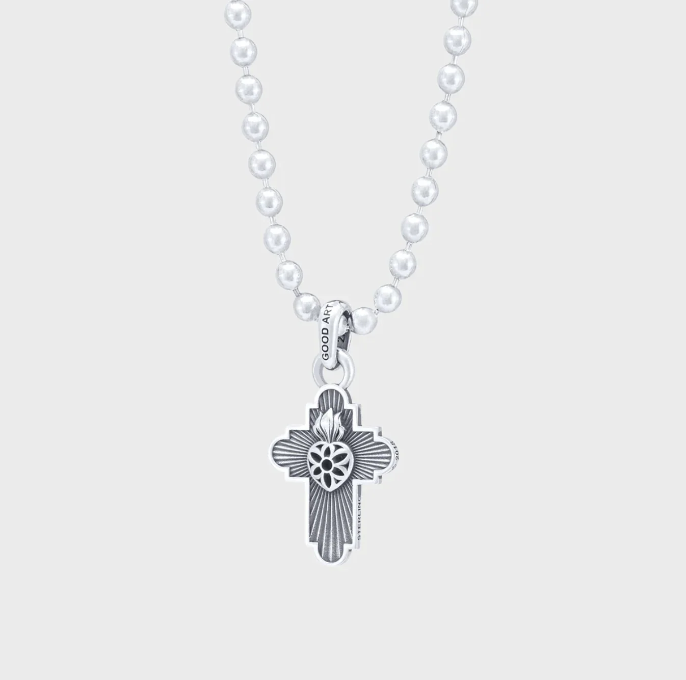 GA-JIMMY-CROSS-PEN-A - GOOD ART HLYWD Jimmy Cross Pendant A - Sterling Silver - Image 5