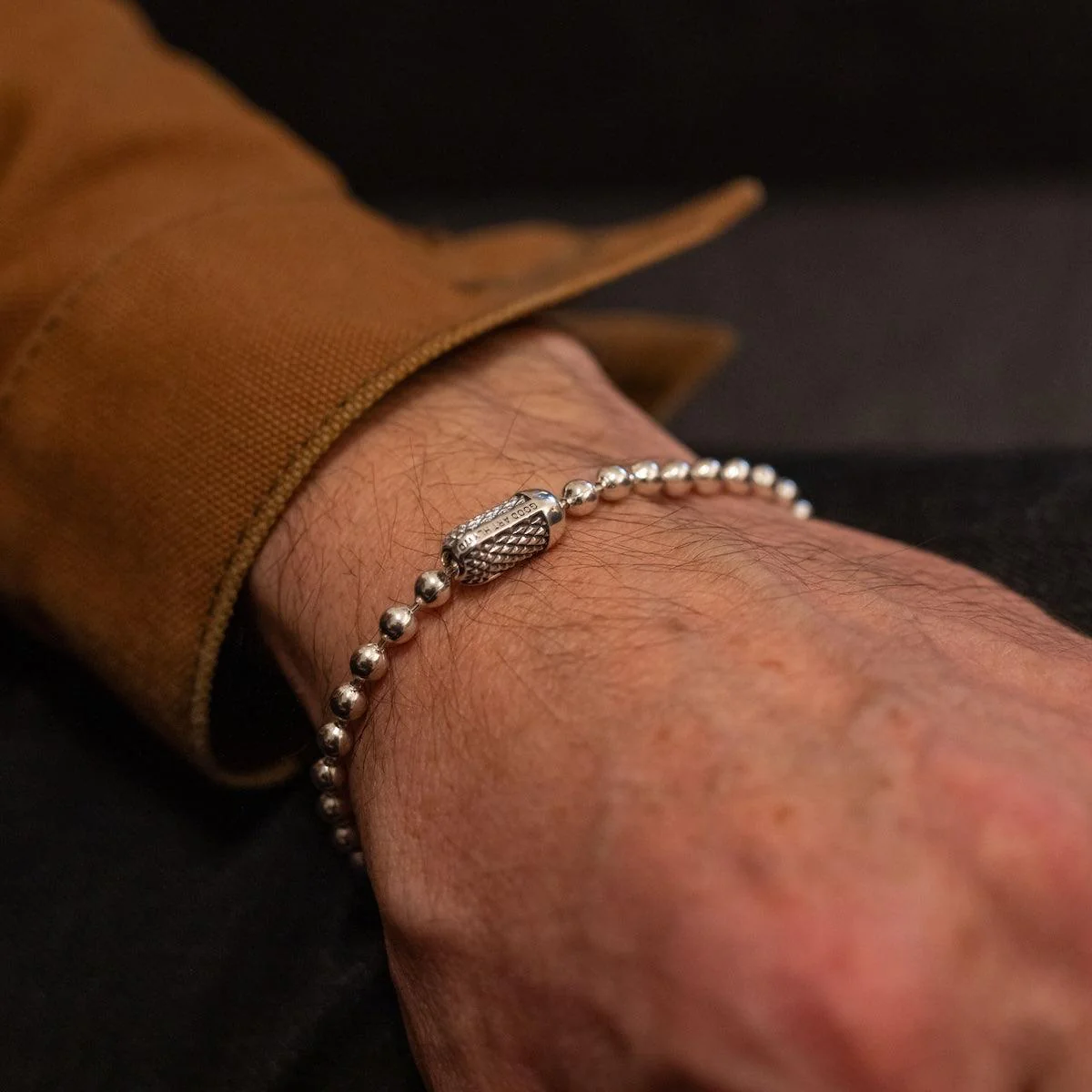GA-POPLOCK-BRACELET-GB - GOOD ART HLYWD Poplock Bracelet Goosebumps - Sterling Silver - Image 2