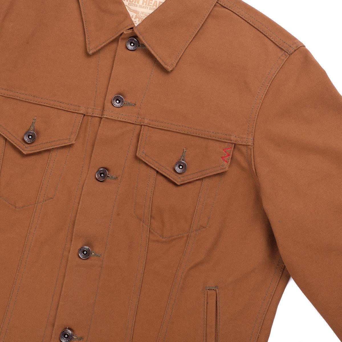 IH-2526J - 17oz Duck Modified Type III Jacket - Brown - Image 3