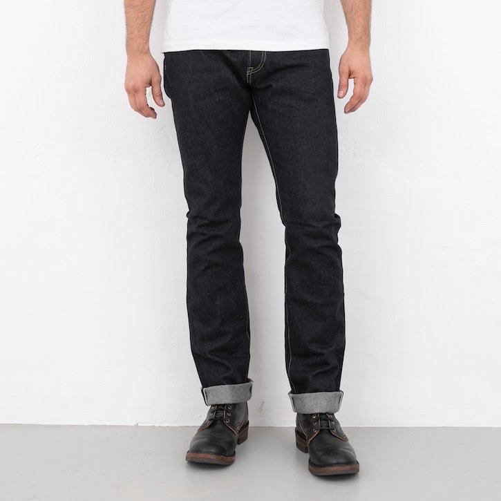 IH-555S-142 - 14oz Selvedge Denim Super Slim Cut Jeans - Indigo - Image 4