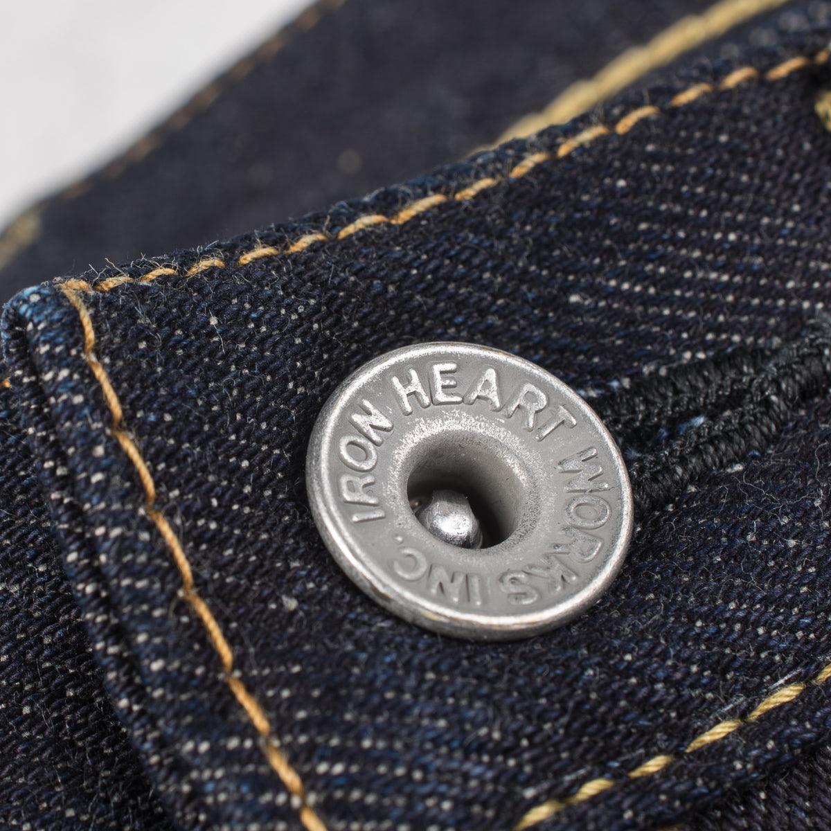 IH-634S-142 - 14oz Selvedge Denim Straight Cut Jeans - Indigo - Image 12