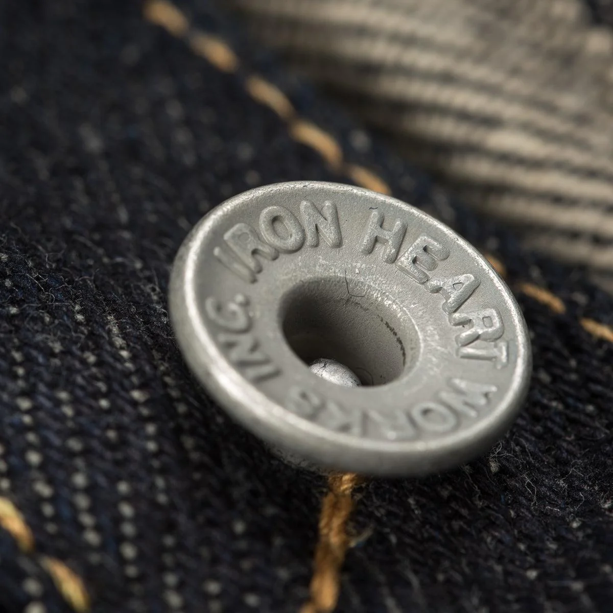 IH-634S - 21oz Selvedge Denim Straight Cut Jeans - Indigo - Image 12