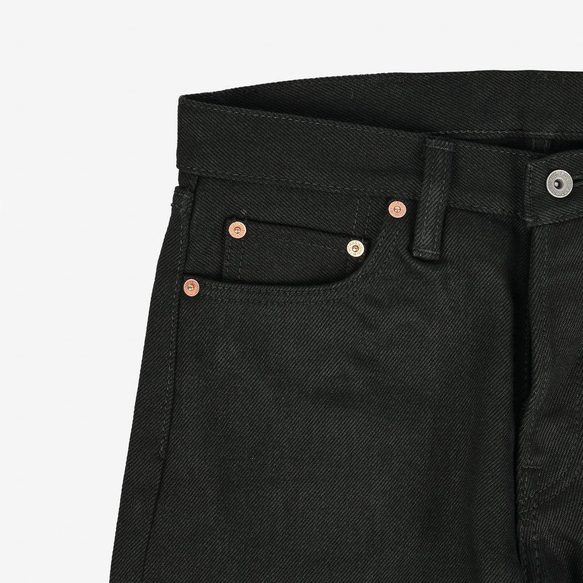 IH-634S-SB - 21oz Selvedge Denim Straight Cut - Superblack Non-Fade - Image 11