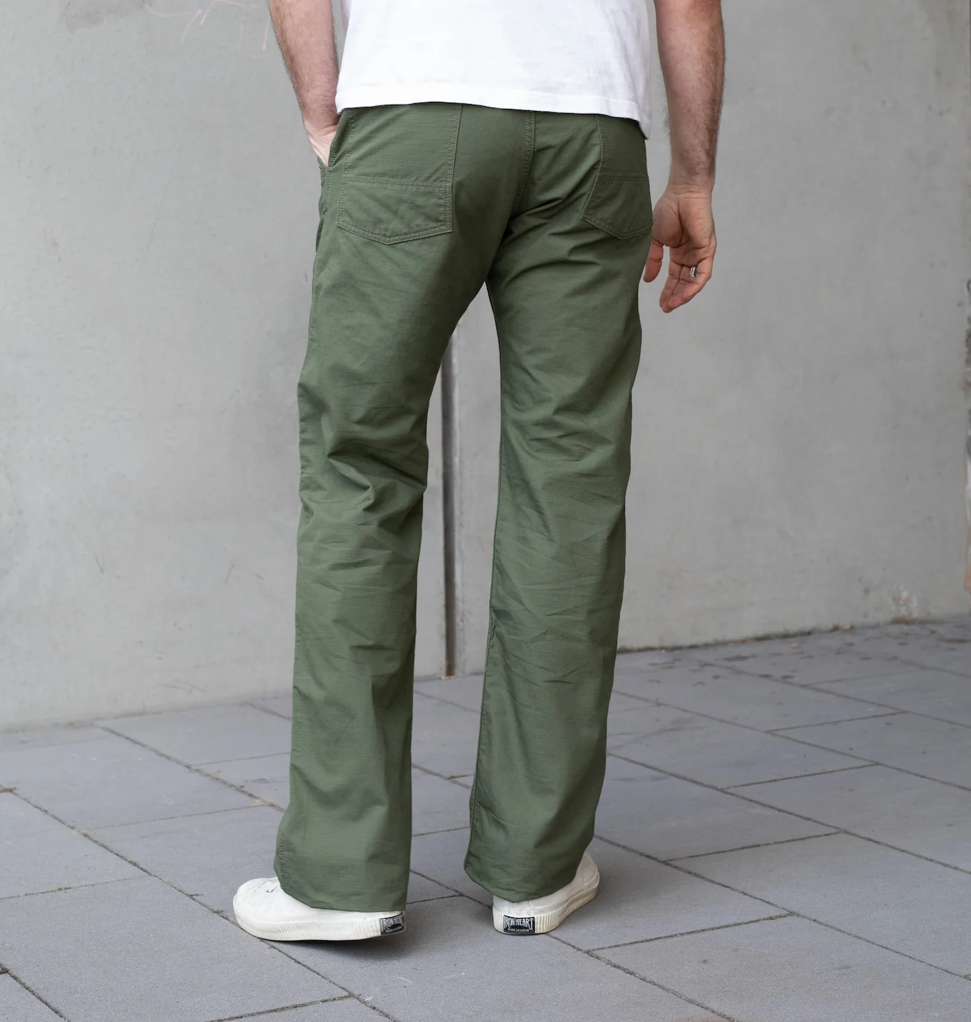 IH-746-GRN - SS26 - 8oz Ripstop Wide Pants - Army Green - Image 3