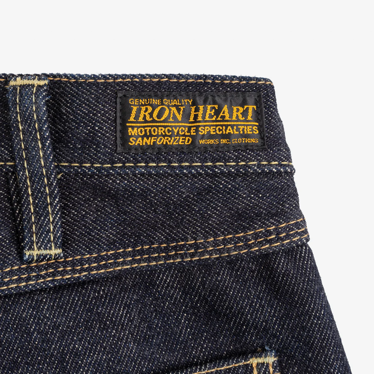 IH-822-IND - 21oz Selvedge Denim Double Knee Engineer Pants - Indigo - Image 9