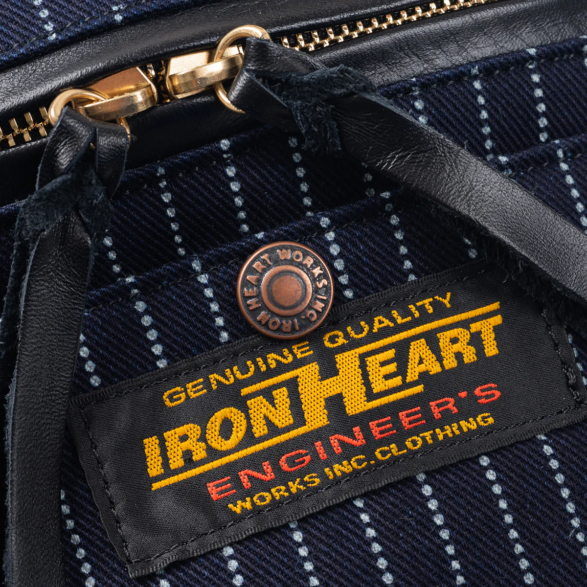 IHE-37-INDW - 12oz Wabash Waist Bag - Indigo - Image 8