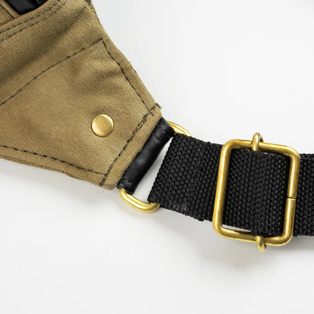 IHE-53-KHA - Whipcord Waist Bag - Khaki - Image 5