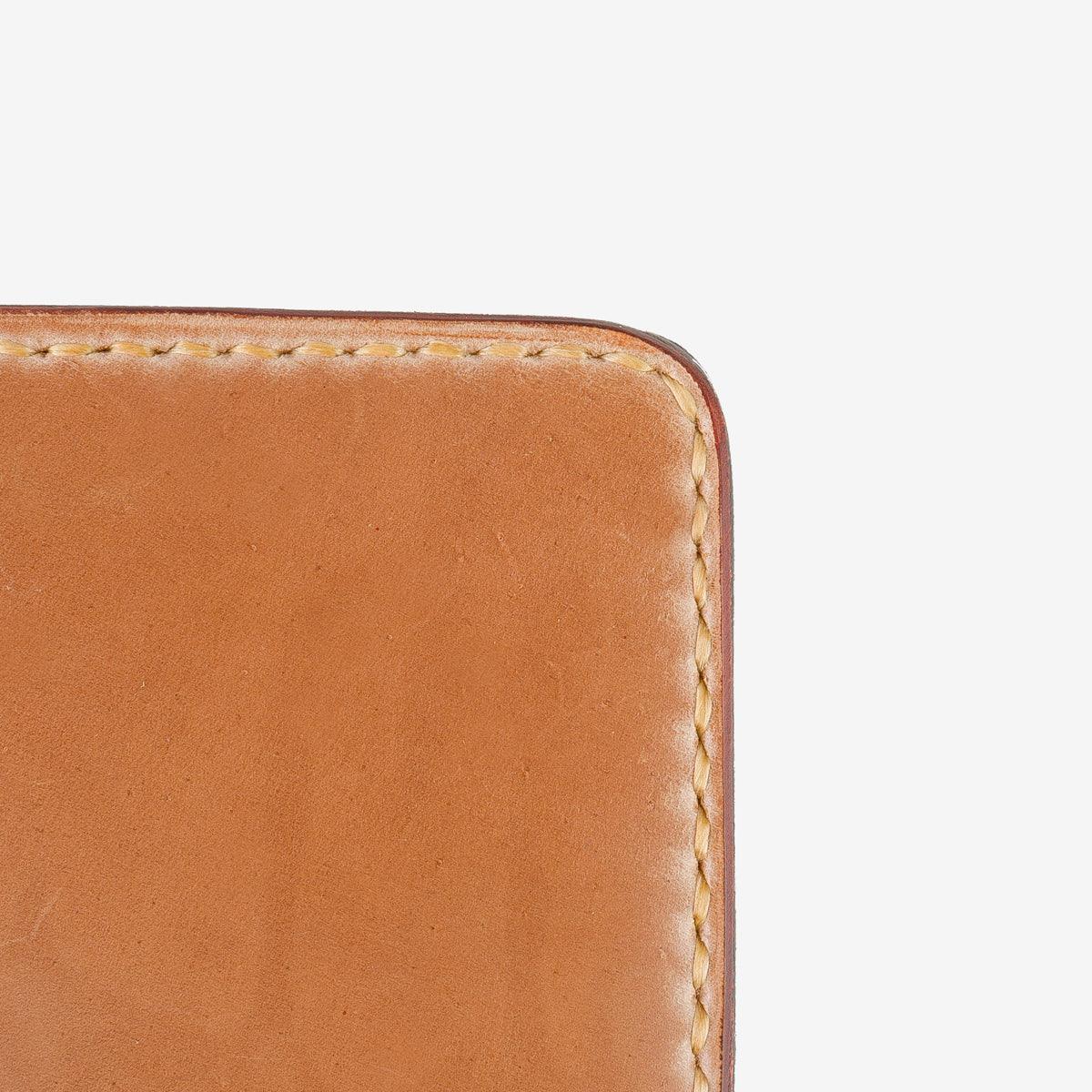 IHG-01-NAT - Small Shell Cordovan Wallet - Natural - Image 6