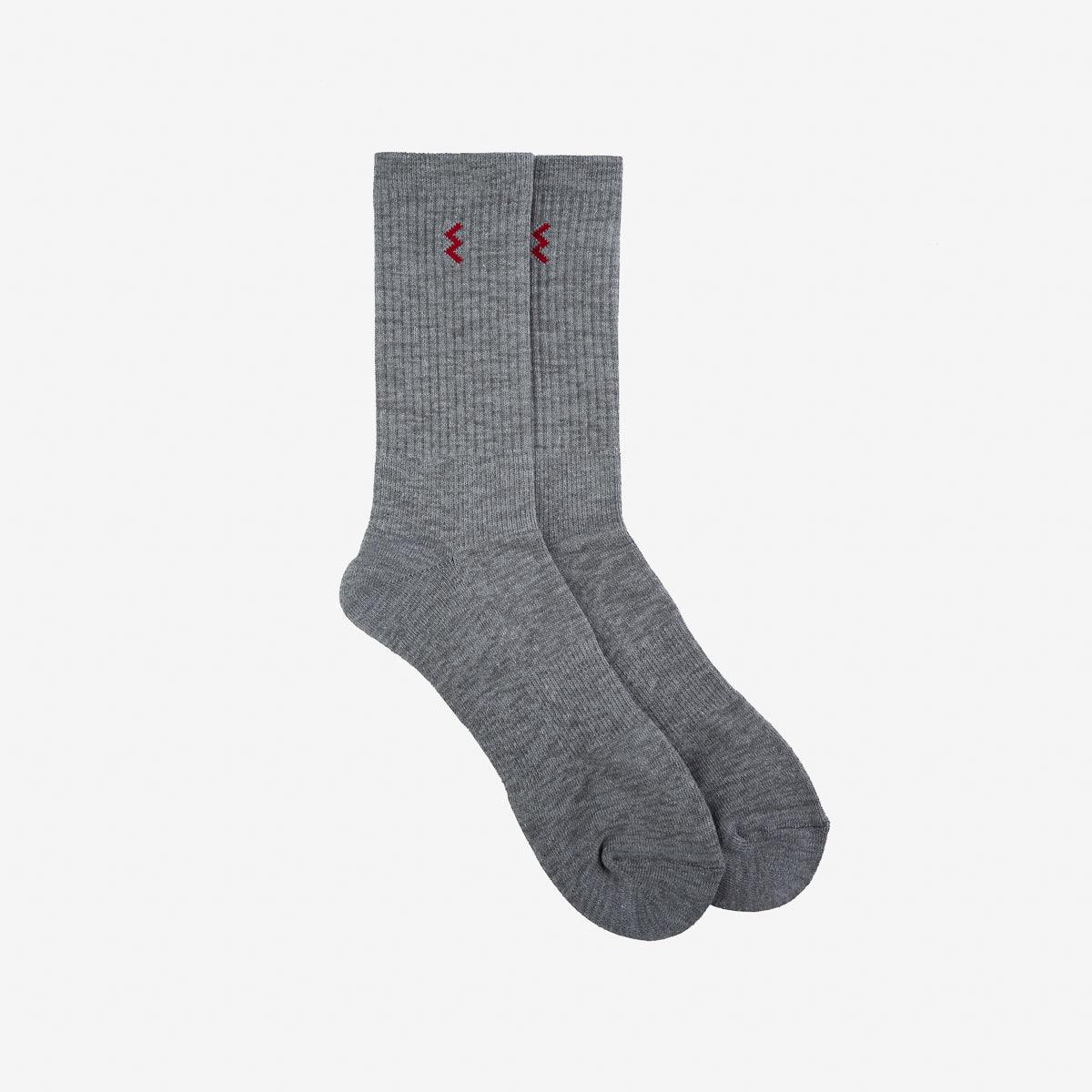 IHG-030-3-GRY - 3-Pack Iron Heart Boot Socks - Grey - Image 2