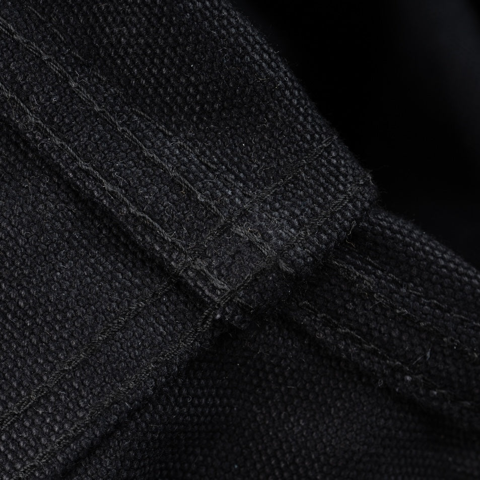IHJ-150-BLK - 20oz Paraffin Coated Duck Chore Jacket - Black - Image 14