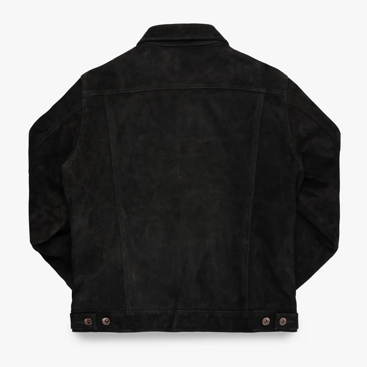 IHJ-155-BLK - FW25 - Horsehide Suede Modified Type III Jacket - Black - Image 3
