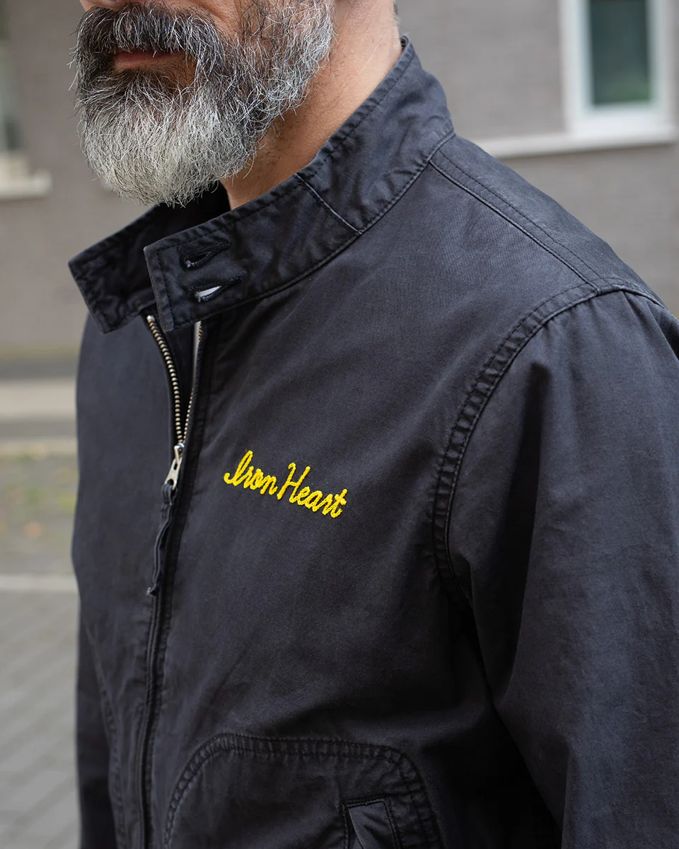 IHJ-165-BLK - SS26 - 6.2oz Serge Drizzler Jacket - Black - Image 3