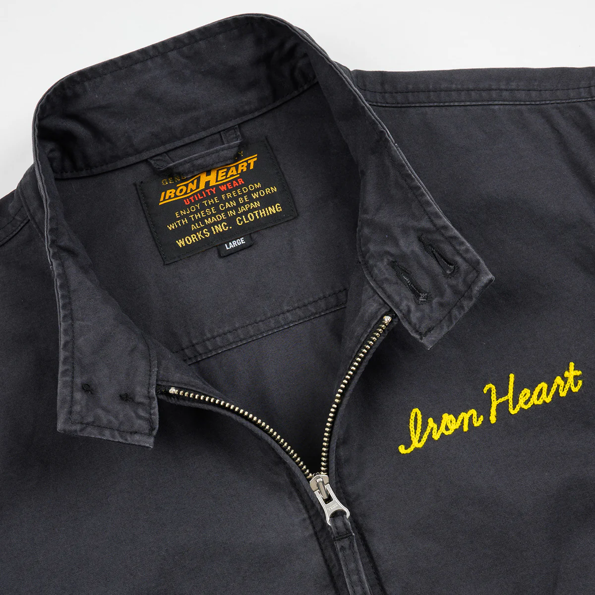 IHJ-165-BLK - SS26 - 6.2oz Serge Drizzler Jacket - Black - Image 5