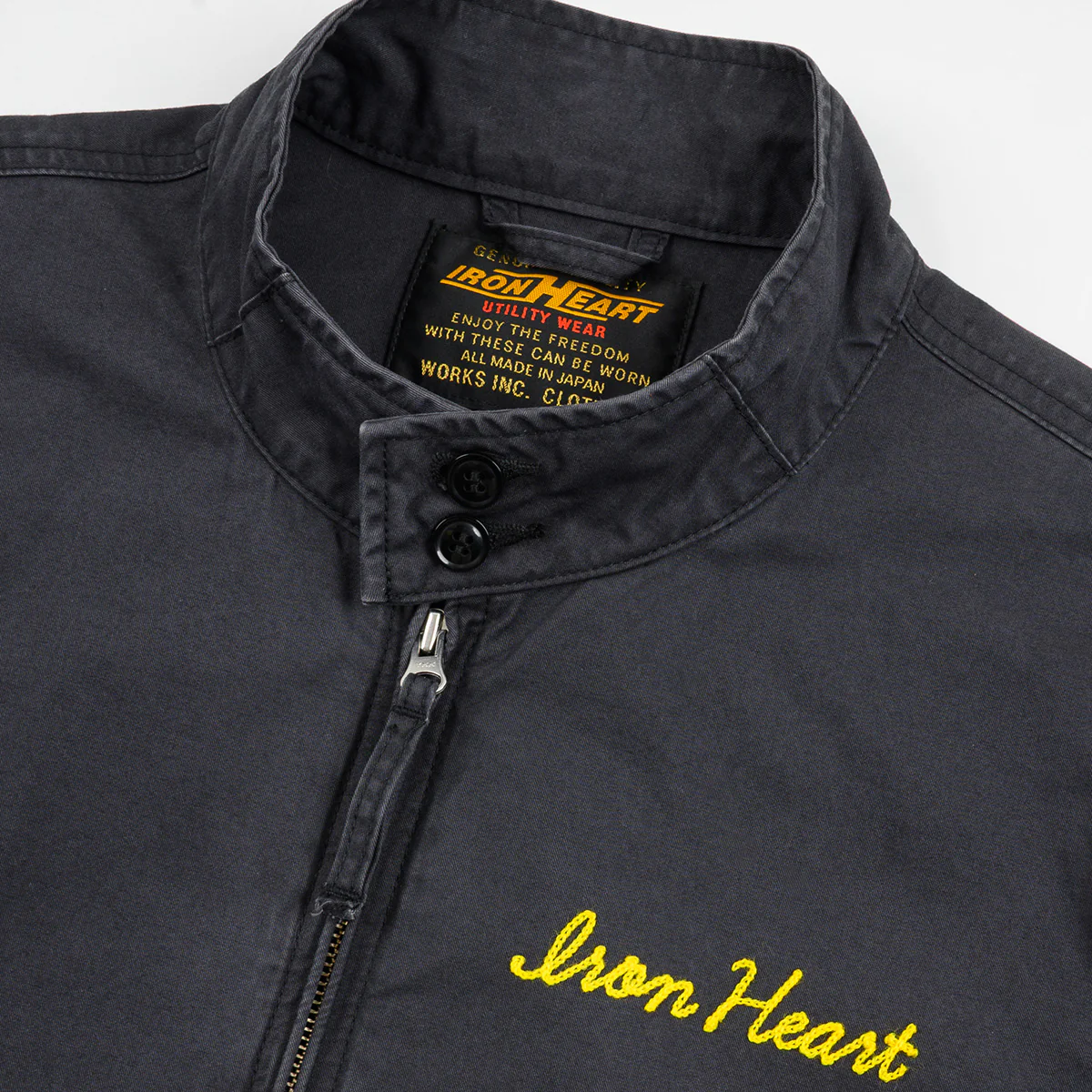 IHJ-165-BLK - SS26 - 6.2oz Serge Drizzler Jacket - Black - Image 6