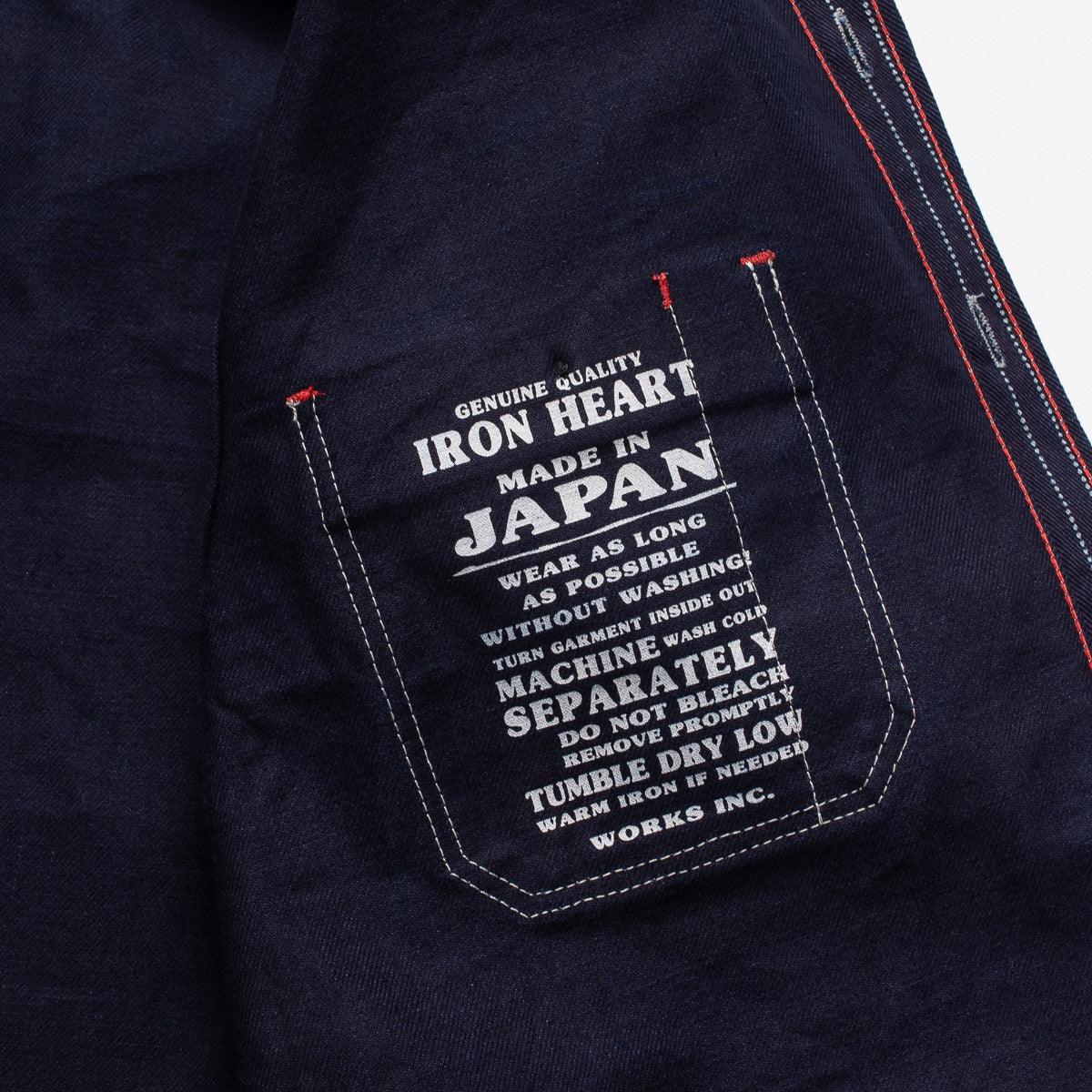 IHSH-266-IND - 12oz Wabash Work Shirt - Indigo - Image 10
