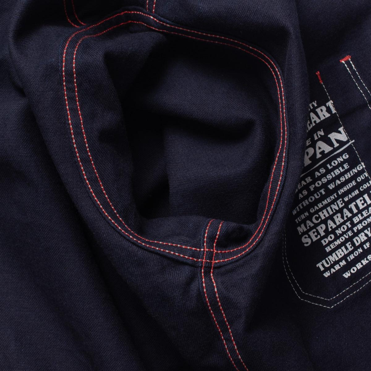 IHSH-266-IND - 12oz Wabash Work Shirt - Indigo - Image 13