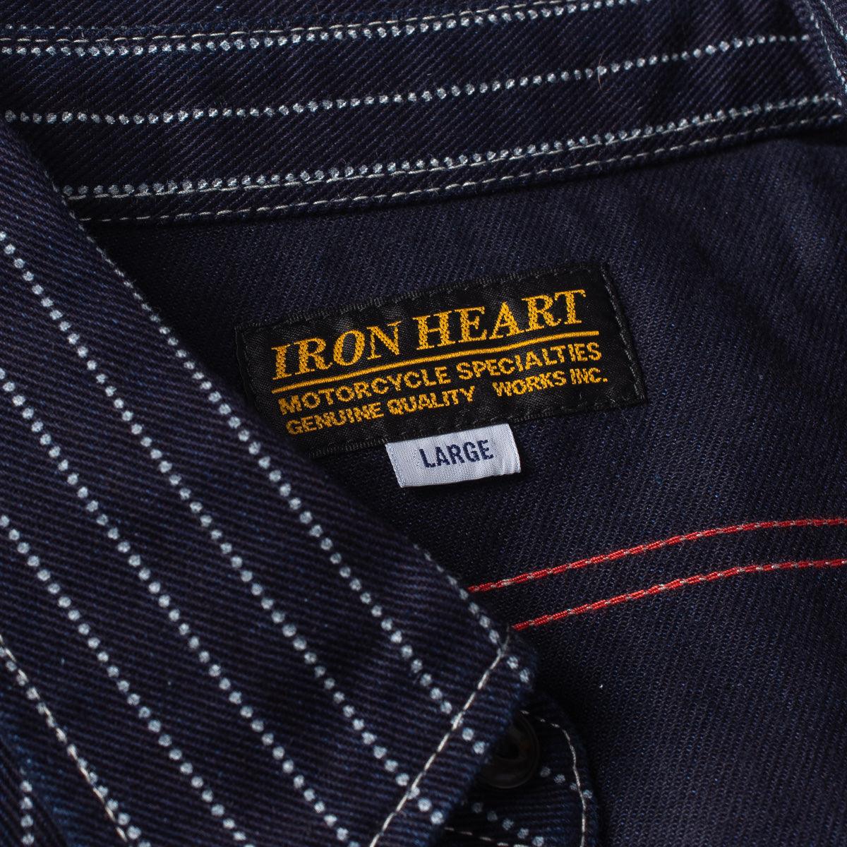 IHSH-266-IND - 12oz Wabash Work Shirt - Indigo - Image 6