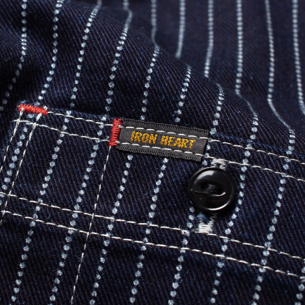 IHSH-266-IND - 12oz Wabash Work Shirt - Indigo - Image 8