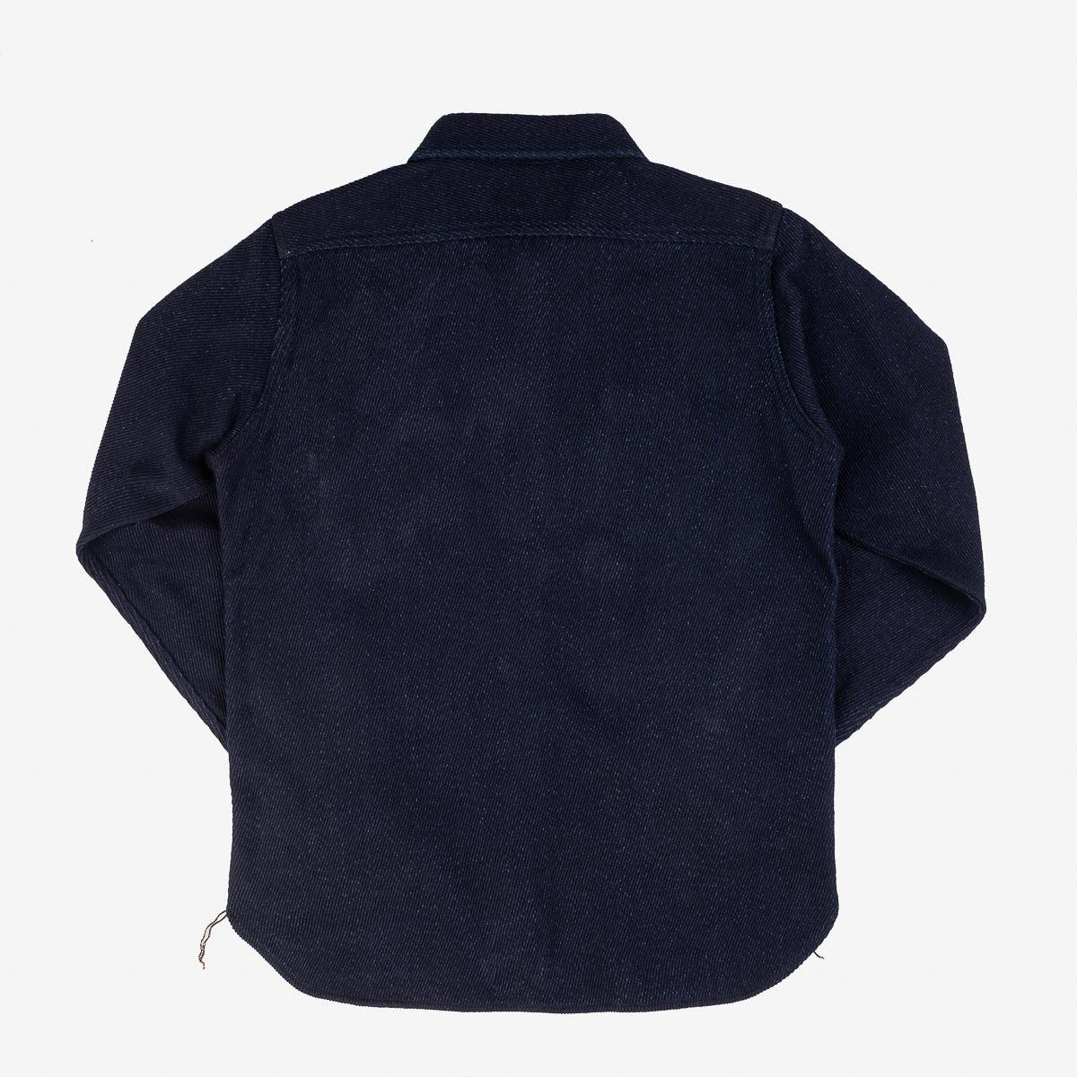 IHSH-288-IND - 14oz Kersey Work Shirt - Indigo - Image 5