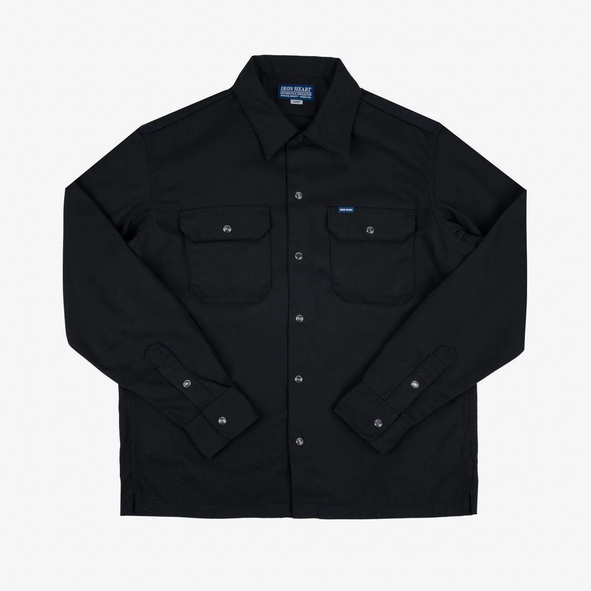 IHSH-364-BLK - 11oz T/C Mechanic Shirt - Black