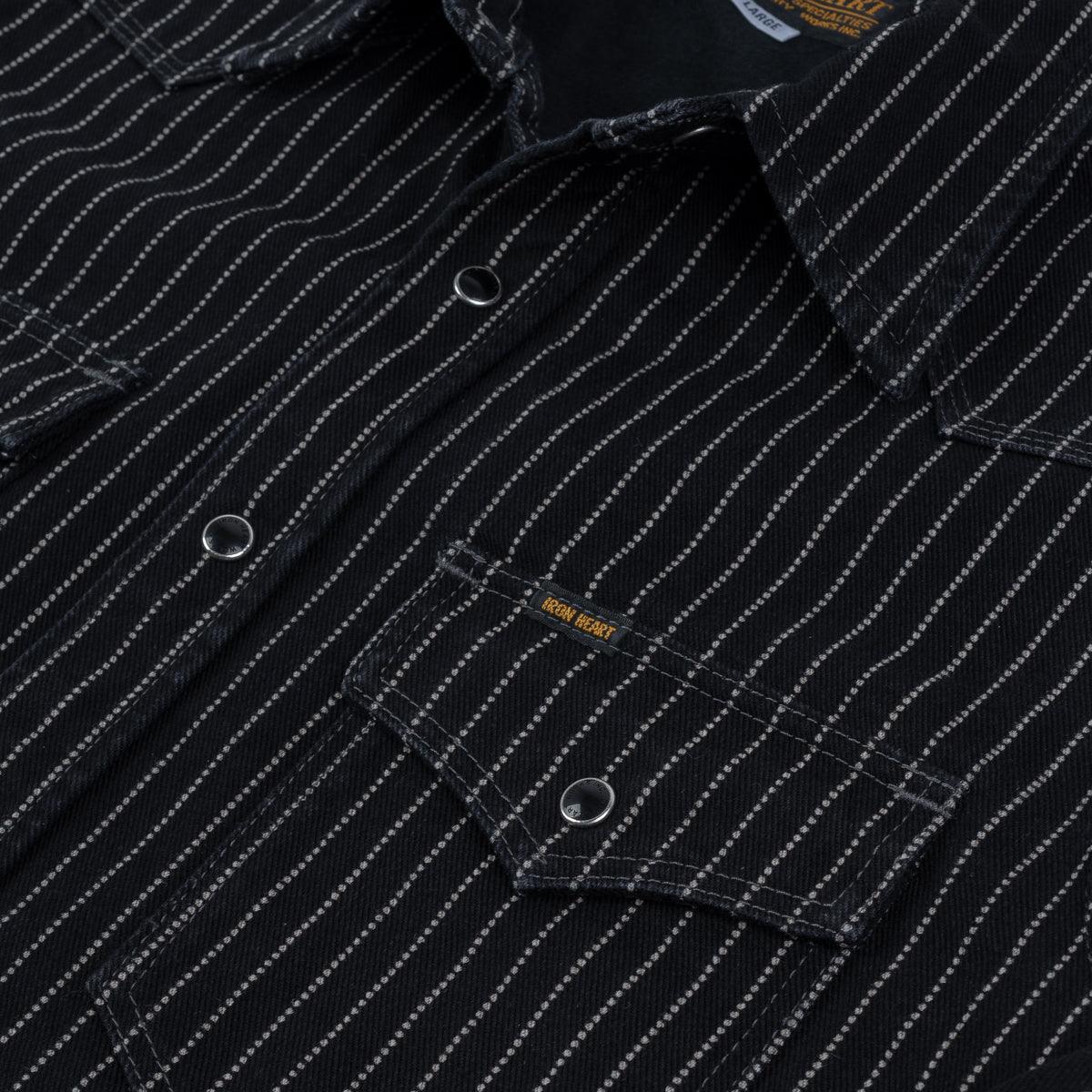 IHSH-62-BLK - 12oz Wabash Western Shirt - Black - Image 6