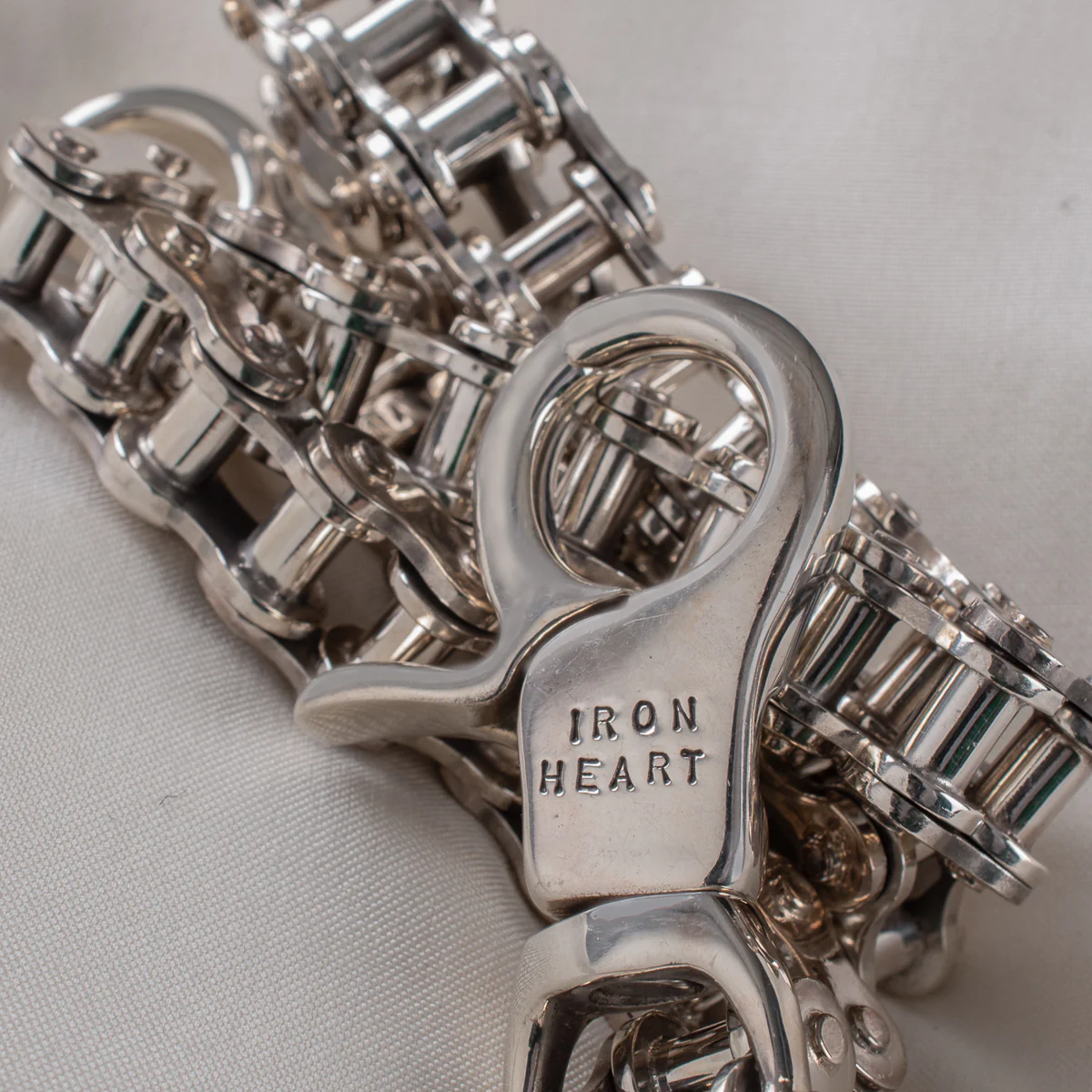 IHSI-01 - "Motorcycle Chain" Wallet Chain - Sterling Silver - Image 5