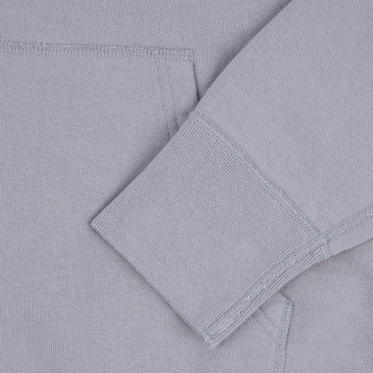 IHSW-11-GRY - 14oz Ultra Heavyweight Loopwheel Cotton Zip Up Sweater - Grey - Image 8