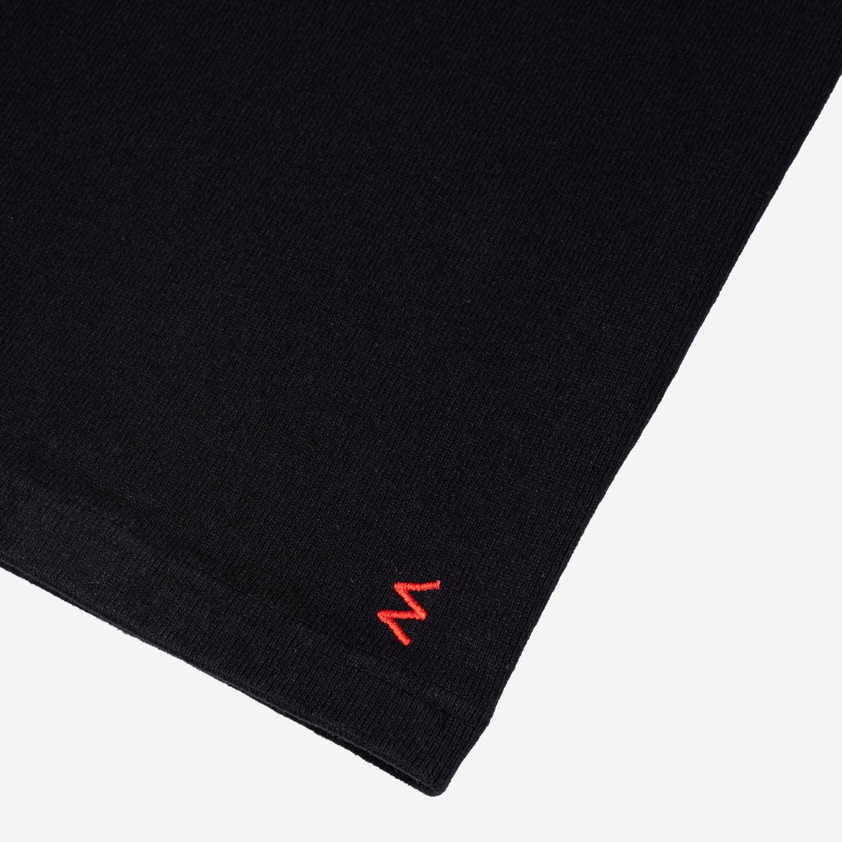 IHT-1600-BLK - 11oz Crew Neck T-Shirt - Black - Image 6