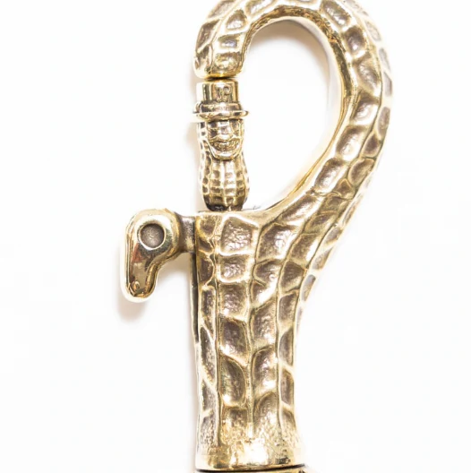 PE-PEANUTS-KEY-HOOK-BR - Peanuts & Co Peanuts Key Hook - Brass - Image 4