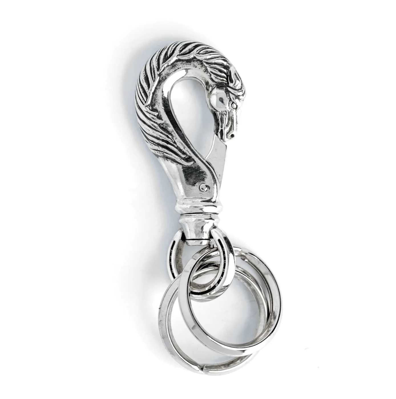 PE-HORSE-KEY-HOOK-SILVER - Peanuts & Co HORSE Key Hook Large - Silver