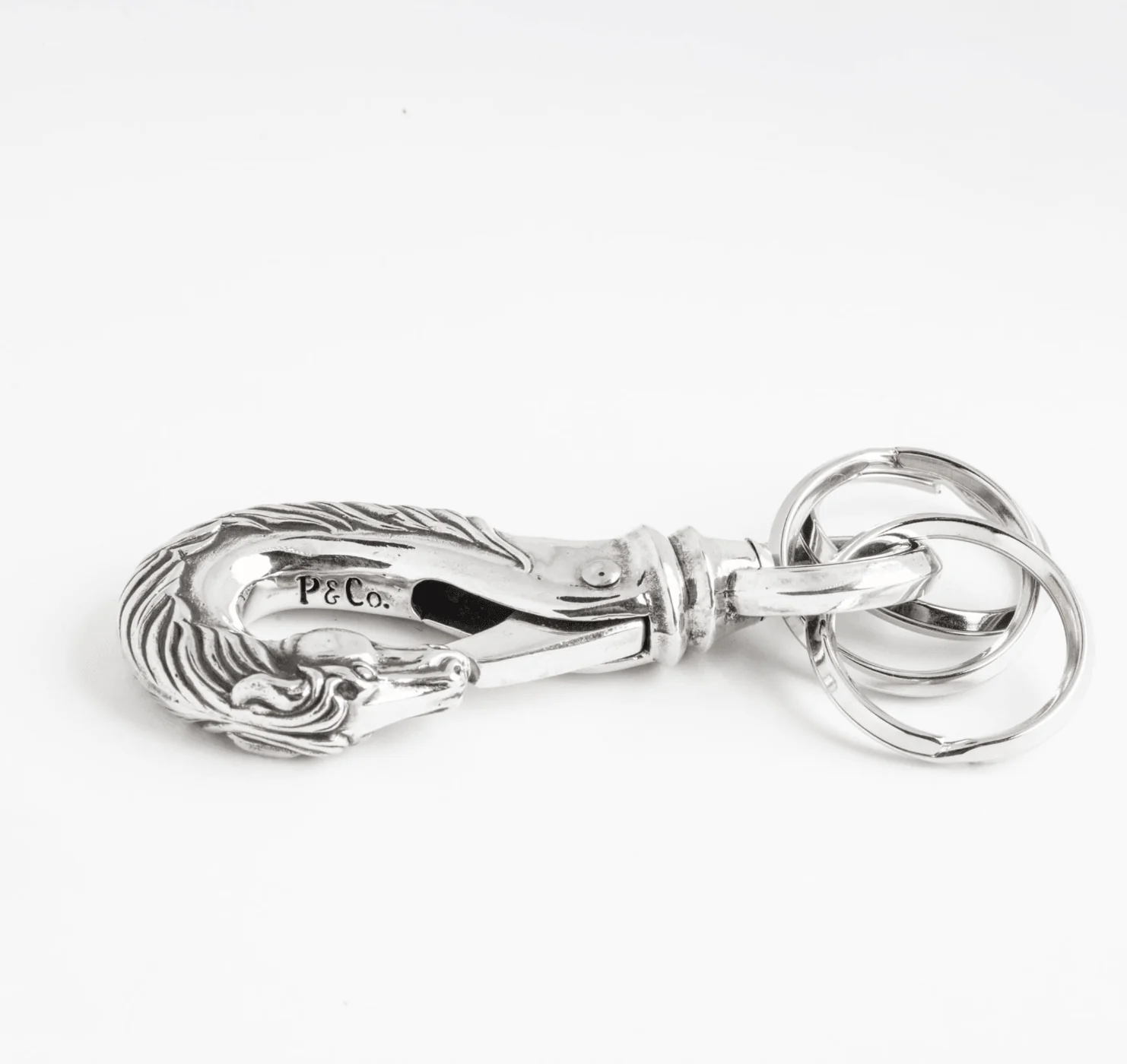 PE-HORSE-KEY-HOOK-SILVER - Peanuts & Co HORSE Key Hook Large - Silver - Image 2