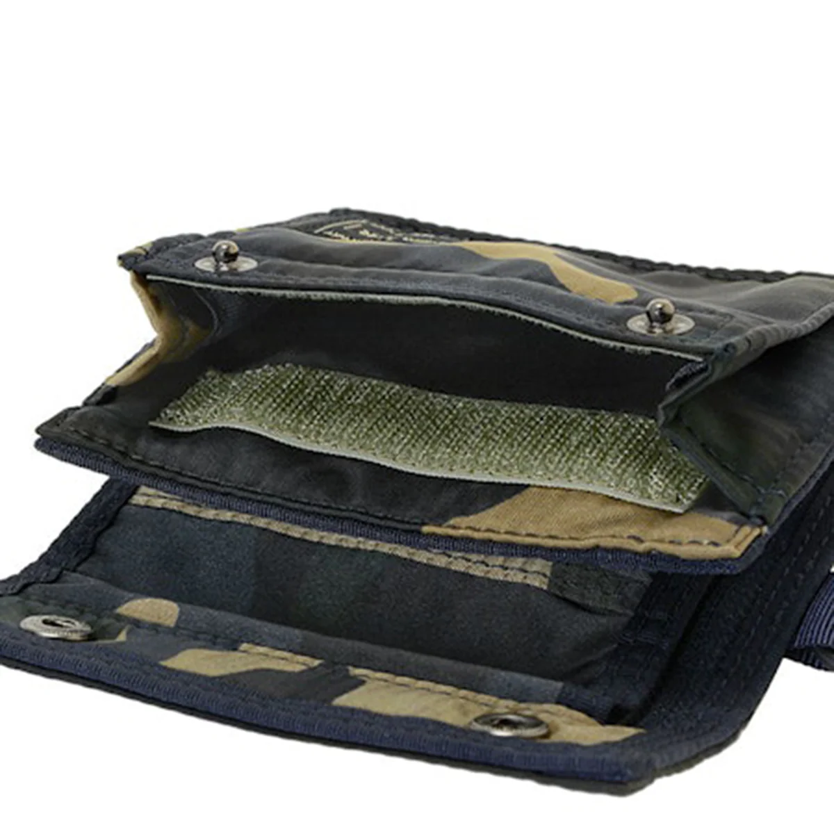 PO-COUNTER-WALLET-KHA - Porter-Yoshida & Co. COUNTER SHADE WALLET - Woodland Khaki - Image 9