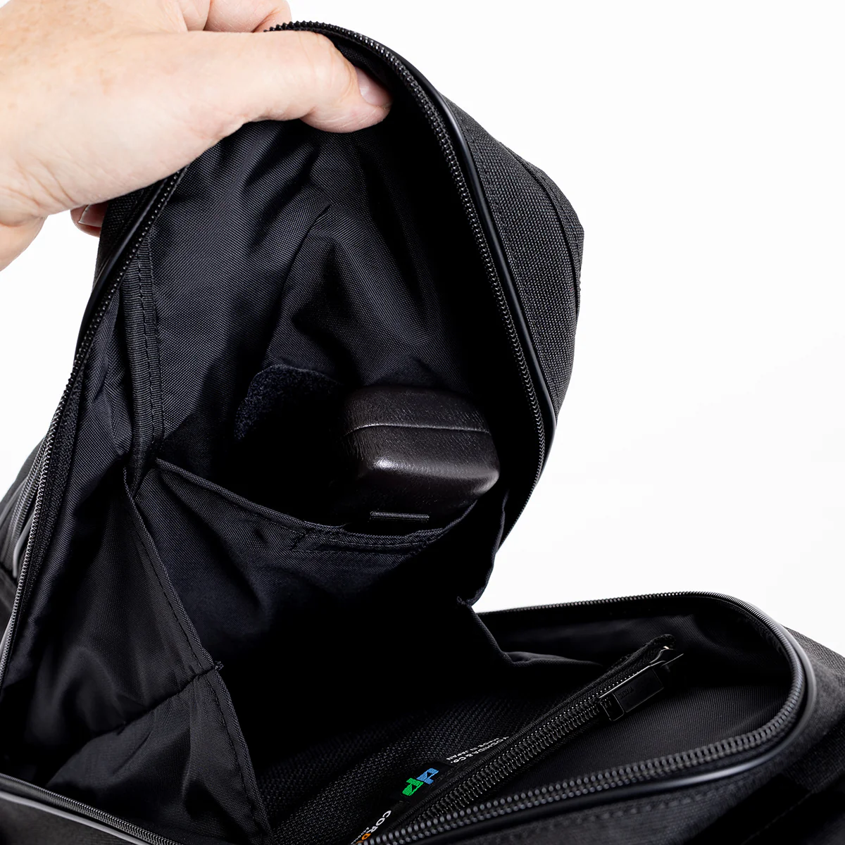 PO-HYB-SHOULDER-BAG-BLK - Porter-Yoshida & Co. HYBRID SLING SHOULDER BAG - Black - Image 5