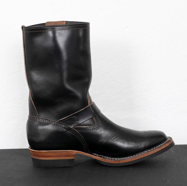 WE-7600BKH-BLK - WESCO "Mister Lou" Engineer Horsehide E width - Black - Image 4