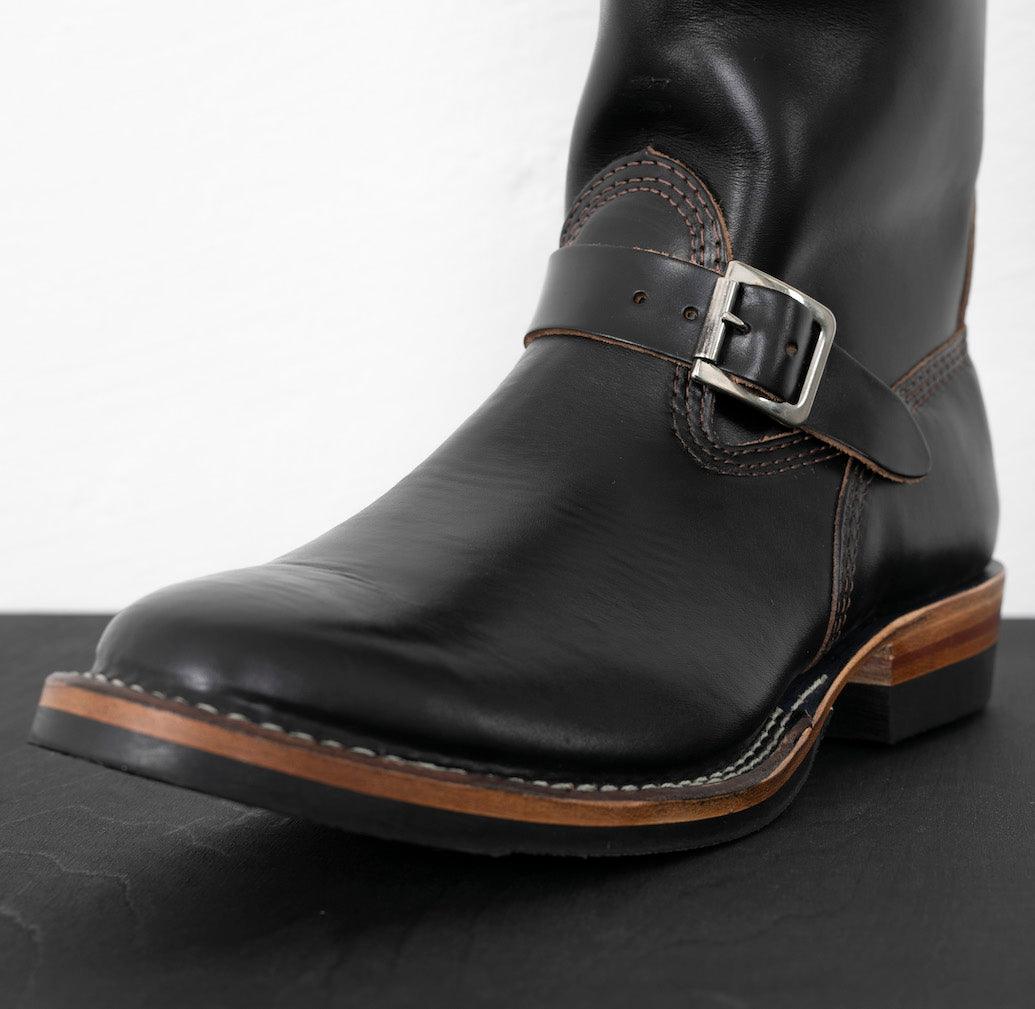 WE-7600BKH-BLK - WESCO "Mister Lou" Engineer Horsehide E width - Black - Image 6