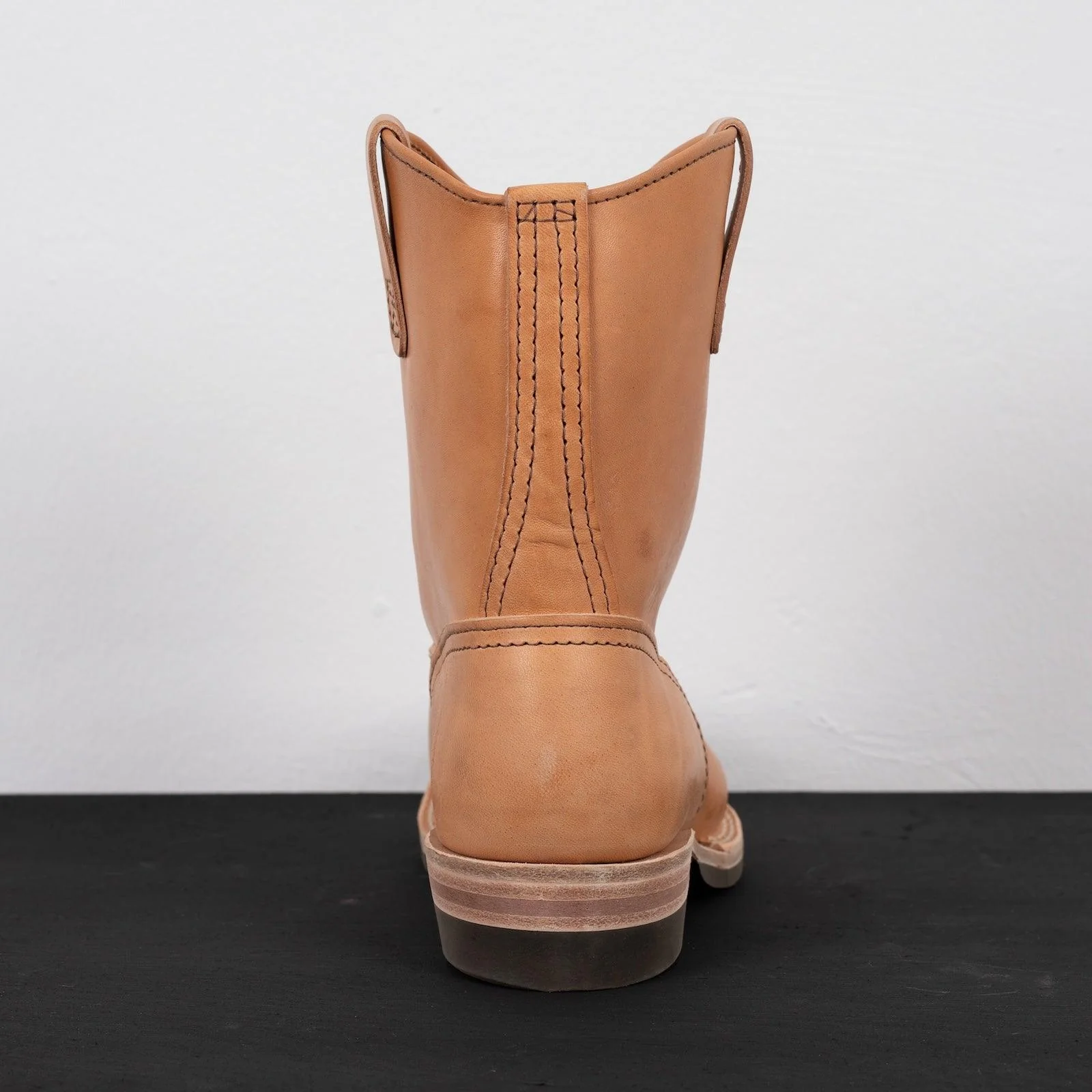 WE-SP0991WBR-9 - Wesco Custom Morrison Horsehide Size 9 - Natural - Image 7